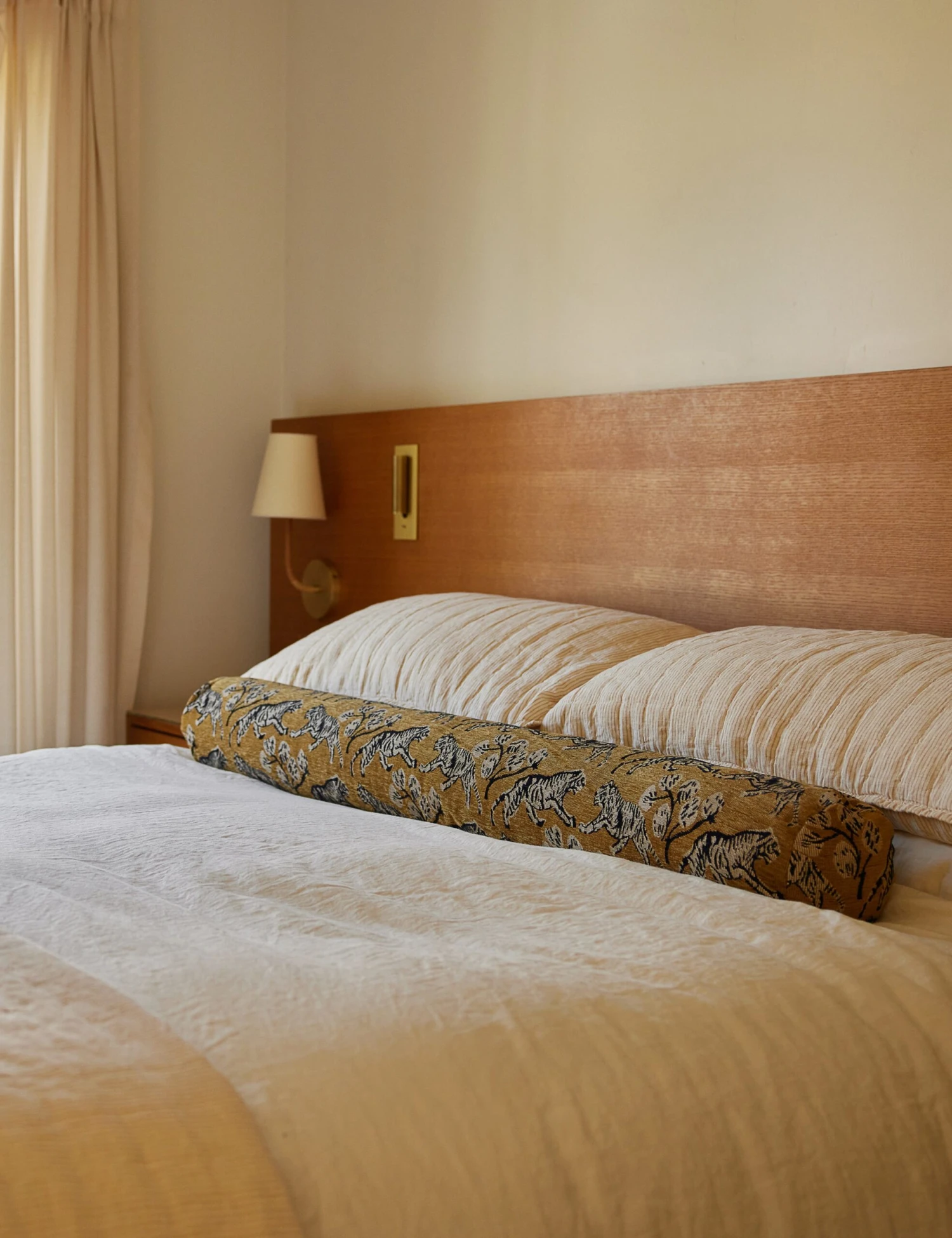 Tiger Long Bolster Pillow By Sarah Sherman Samuel - Image 2