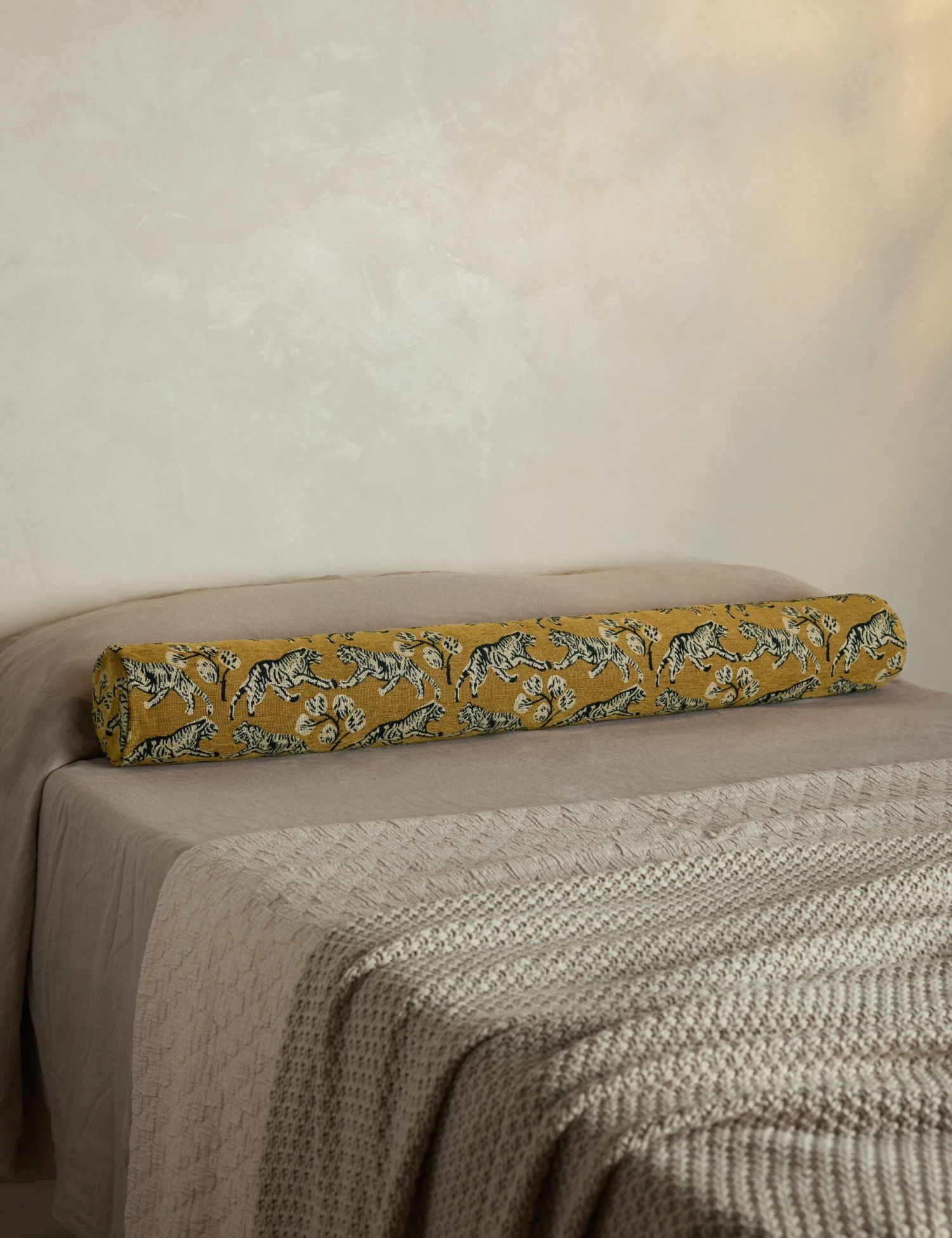 Tiger Long Bolster Pillow By Sarah Sherman Samuel - Image 3