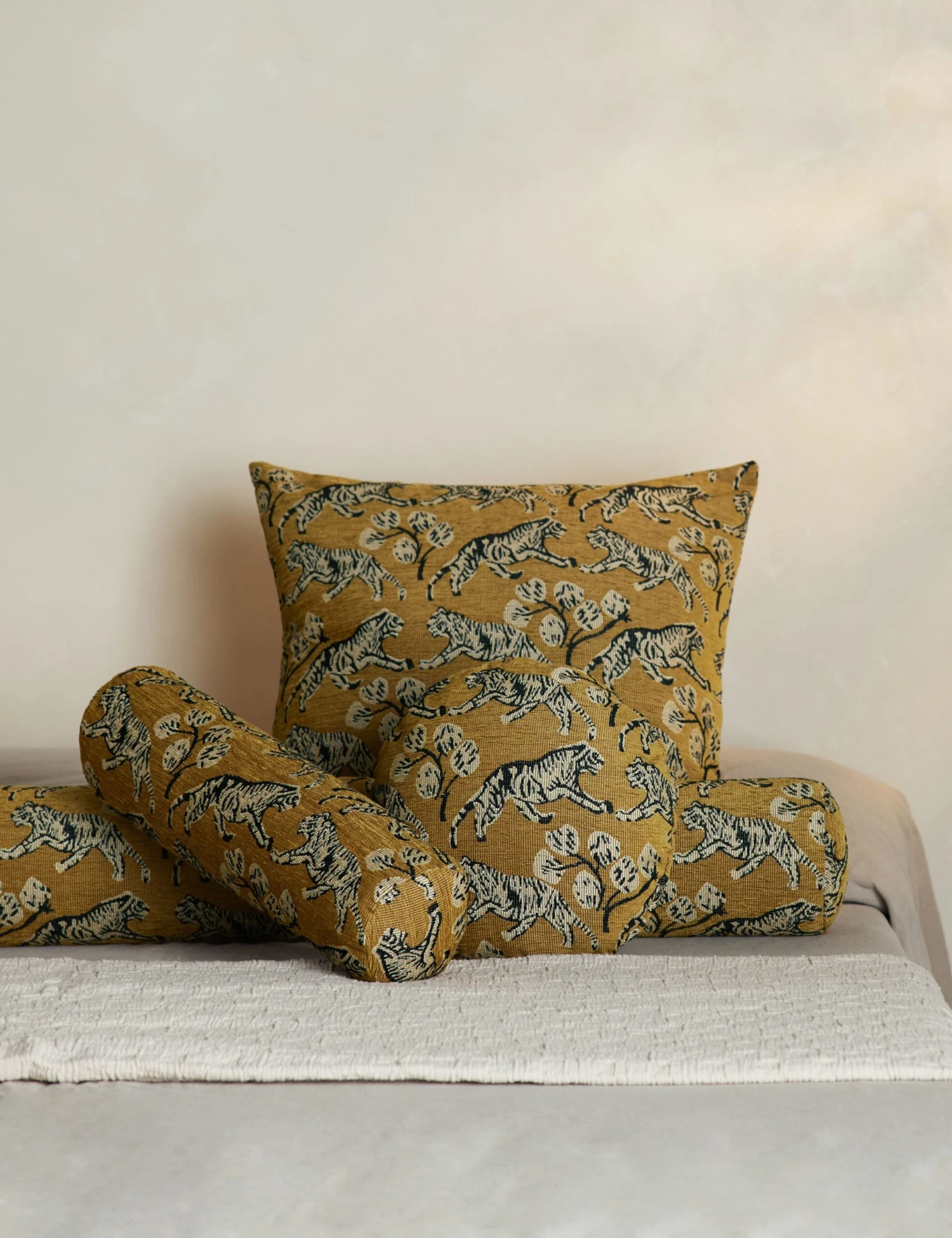 Tiger Long Bolster Pillow By Sarah Sherman Samuel - Image 4