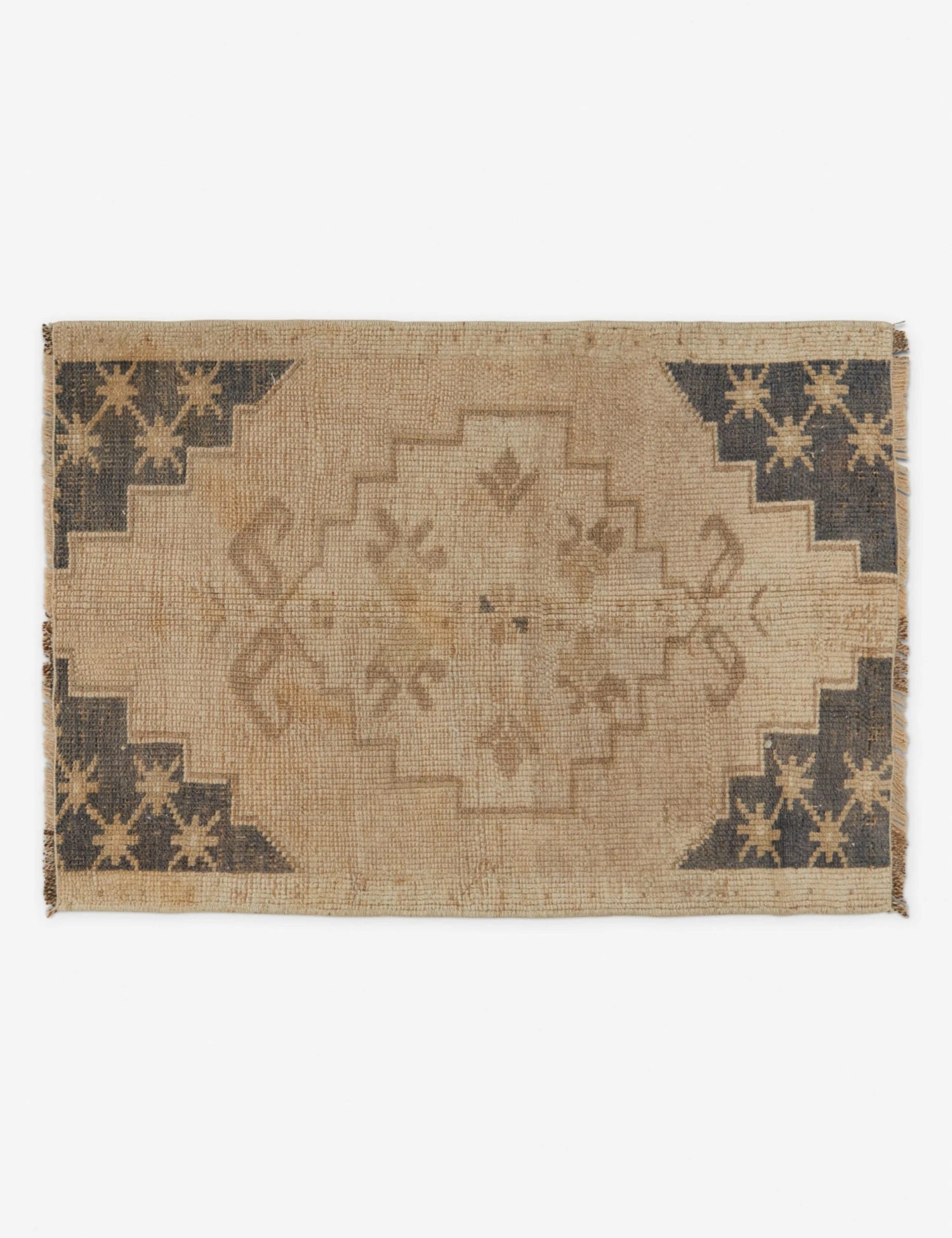 Vintage Turkish Mini Rug No. 184, 1'8" X 2'6"