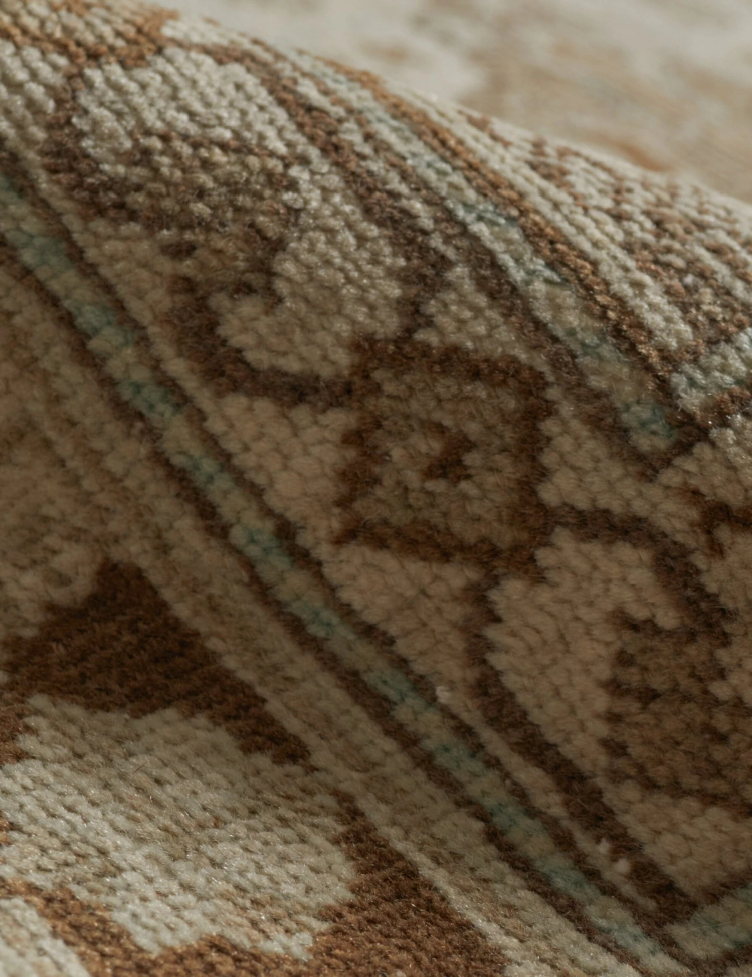 Vintage Turkish Hand-Knotted Wool Rug No. 171, 4'9" X 6'8" - Image 3