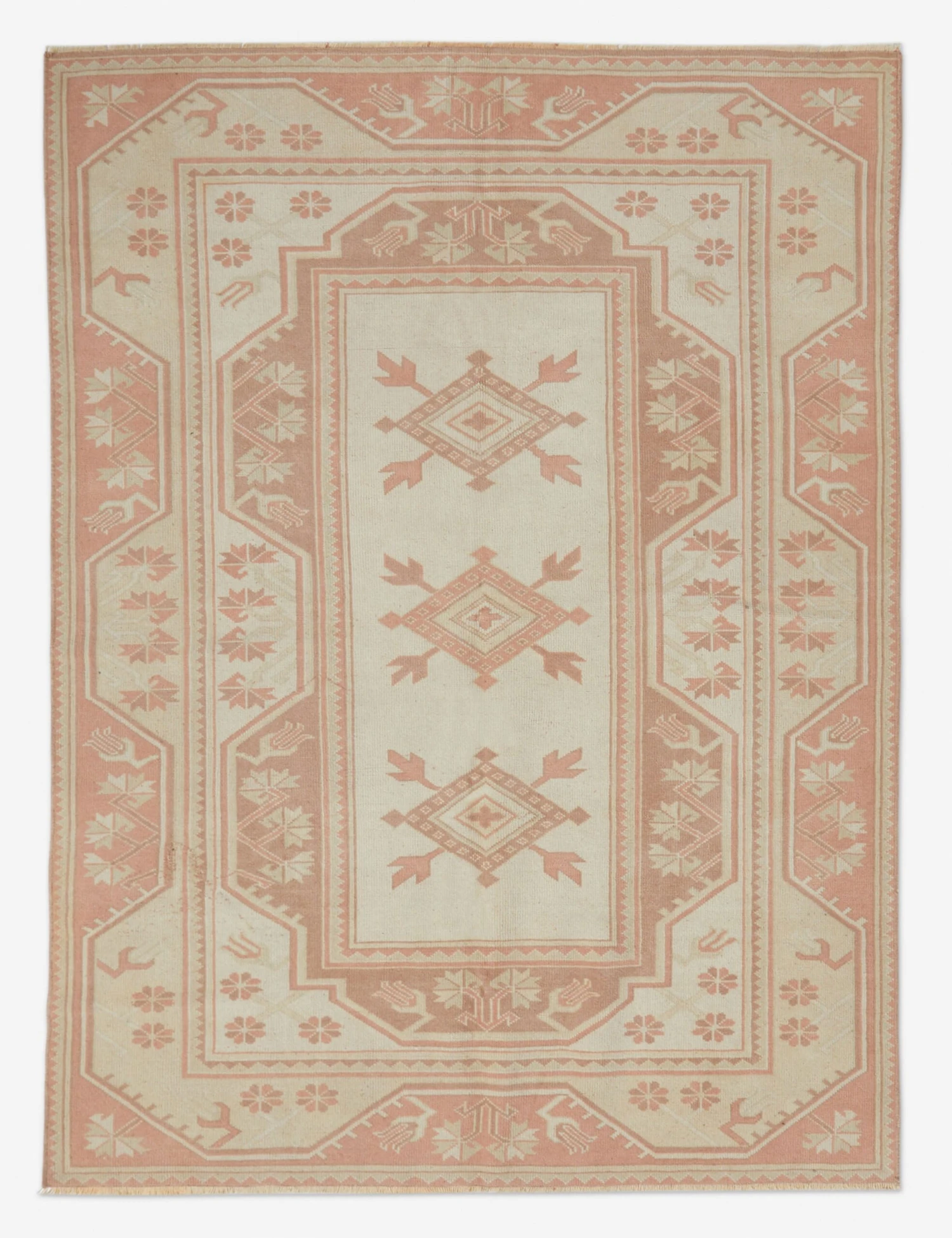 Vintage Turkish Rug No. 41, 6'11" X 5'1"